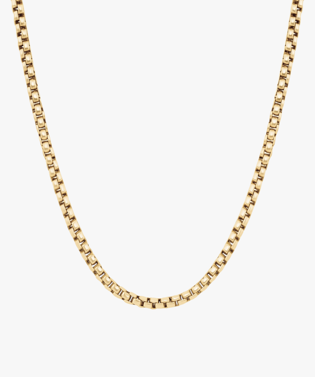 BOLD ROUND CHAIN NECKLACE